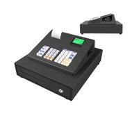 XAoSCd Caja Registradora, Caja Registradora para Tiendas Minoristas, Máquina Pos Inteligente para Supermercados con Control De Precios para Pequeñas Empresas Ecr600,