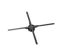 XAoSCd Ventilador Holográfico 3D, Proyector De Neón con Logotipo Luminoso Led, Pantalla Publicitaria Holográfica HD para Montaje En Pared, para Tiendas, Hogar, Navidad,