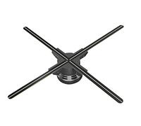XAoSCd Ventilador Holográfico 3D, Proyector Holográfico De 25,6", Reproductor De Imágenes Holográficas, Pantalla Publicitaria, Ventilador Holográfico para Exhibición Public,