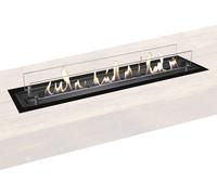 Xaralyn, chimenea de etanol - Quemador de etanol XL con perfil de instalación - - Calefacción de 3,5 kW - Fácil de instalar - Segura - Chimenea de encastre - Llama real