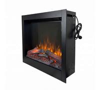Xaralyn Chimenea eléctrica - Modelo Levico 70 - Potencia de calefacción de 1500 vatios - Con mando a distancia - Chimenea de encastre - Fácil instalación - Chimenea decorativa
