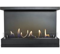 Xaralyn Ethanol-Kamin - Kit de instalación XL panorámico - Calefacción de 3,5 kW - Instalación sencilla - Fuego abierto seguro - Quemador de etanol de cerámica