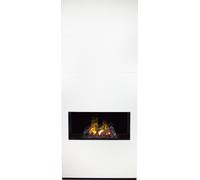 Xaralyn Wasserdampf-Kamin - Ambiance ECW - madera blanca - con mando a distancia - Chimenea eléctrica decorativa Opti-Myst - Modelo Cassette 600 - Separador de ambientes