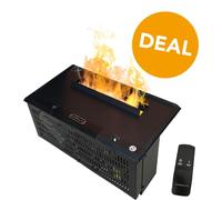 Xaralyn Wasserdampf-Kamin - Cassette Opti-Myst 400 P - con superficie superior plana - con mando a distancia - Chimenea eléctrica - Chimenea de instalación con vapor - Altura de la llama ajustable