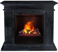 Xaralyn Wasserdampf-Kamin - Modelo EC6-SWP - , con revestimiento de piedra natural - Con mando a distancia - Chimenea eléctrica decorativa Opti-Myst - Incluye marco para chimenea y chimenea de encastr