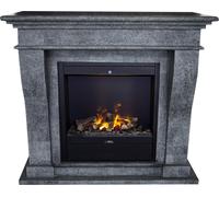 Xaralyn Wasserdampf-Kamin - Modelo Kreta EAL-SWP - Color - Piedra natural - Calefacción de 1500 vatios - Con mando a distancia - Chimenea eléctrica Opti-Myst - Incluye repisa para chimenea y chimenea 