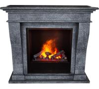 Xaralyn Wasserdampf-Kamin - Modelo Kreta EC6-SWU - Color , piedra natural - Con mando a distancia - Chimenea eléctrica Opti-Myst - Incluye marco para chimenea y chimenea de encastre - Chimenea decorat