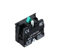 XB2 Pulsador Reset Automático Cabeza Redonda Plana XB2-BA42 BA31 BA51 10A | Pulsador auto-reset 22mm 10A contactos plata NO/NC 1-6 módulos colores variados XB2-BA42/31/51(NO Base)