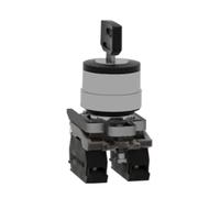 XB4BG03 = ZB4BZ103 + ZB4BG0 Selector de llave Harmony XB4 Metal Ø22 Llave n°455 3 posiciones Stay Put 2 NA