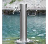 XBTGS Columna de agua vertical independiente de acero inoxidable con grifo, fuente decorativa de agua para espacios al aire libre, kit de 20,5 x 50 cm, kit de 1,20,5 x 50 cm, kit 1
