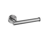 XBTGS Soporte de papel higiénico de acero inoxidable cromado pulido, gancho de pared, toallero, soporte de pared para cocina, baño, accesorios de inodoro, gris, soporte de papel, soporte de papel gris