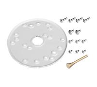 Xcalibur Tooling Placa Base Acrílica 6,5” para Mesa de Fresadora - Placa de Inserción Universal Compatible con Porter-Cable, Ryobi, Bosch, Hitachi, DeWalt y Makita - Accesorio de Carpintería