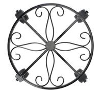 XCTDSVAH Plato Maceta Carrito for Plantas con Ruedas, Soporte for rodante, Maceta de jardín Hierro Resistente, Plataforma for en