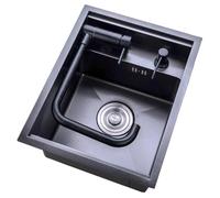 XDCXYD Fregadero de Cocina Oculto Plegable Multifuncional de Acero Inoxidable 304, 30 * 45cm, Ideal para Caravanas Pequeñas y Medianas