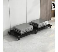 XDOPIRRS Estantería de Audio Estéreo AV Multimedia de Esquina de 1/2/3/4 Niveles, Rack Abierto de Madera para Equipos de Audio, Adecuado para Hogares, Oficinas y Cines en Casa(D,1st Floor)