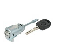 XEDLAMP Cilindro de Cerradura de Puerta del Conductor Ringt Izquierdo, for Seat, Cordoba Ibiza III 6L3837167B 6L3837168B con Llave 2002-2008 Cilindro de Cerradura de Puerta de Coche(RINGT1 x Key)