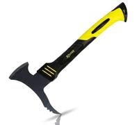Xforst Sappie Forst X-DB36# - 2 en 1 Handsappie Sapie con filo | Reversible y separación de ramas de madera | Mango de fibra de vidrio, gancho para colgar, cabezal de acero endurecido, herramienta