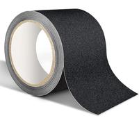 XFXIA Cinta adhesiva antideslizante, con autoadhesiva, cinta antideslizante para escaleras, pisos, cinta antideslizante fuerte (5 cm x 18 m, negro)