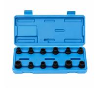 Xgdsnly 12 Piezas Juego Llaves Dados Estuche Almacenamiento Juego Zócalos Métricos Portátil Herramienta para Garaje Doméstico
