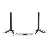 Xgdsnly 3 Piezas Luz Led Cuello Portátil Lámpara con Trípo Compacta para Tocador, Negro, Tres Luces + Soporte De Trípode Doble Reforzado