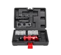 Xgdsnly Adaptador de Pistola Remachadora Metal Resistente Adaptador de Tuerca Remachable Estuche Incluido Cabezal Tuerca Remachable para Mecánicos, Taller
