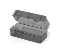 Xgdsnly Caja Protectora Conectores Resistente a la Intemperie Caja Conexiones Impermeable Hermética Protector Enchufe para Hogares, Balcón, Negro Transparente