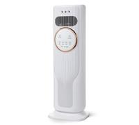 Xgdsnly Climatizador Frío Térmico Eléctrico Climatizador con Calefactor Vertical Refrigerador Distancia para Familias, Dormitorio, Oficina, Blanco