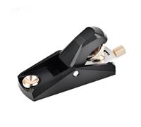 Xgdsnly Mini Cepillo Mano Compacta Cepillo Mano Ligera Mini Cepilladora para Carpinteros, Taller, 105 39 52mm, Estándar, Ángulo Bajo, Aluminio, Negro