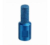 Xgdsnly Punta Molienda Diamante Diamantado Fresa Diamante Abrasivo Vástago Metálico Azul, 10mm