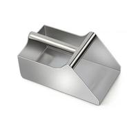 Xgdsnly Recogedor Acero Inoxidable Resistente a la Corrosión Recogedor Industrial Multifuncional para Restaurantes, 25 20 12cm