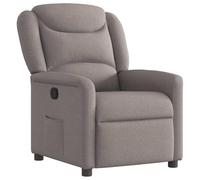 XHNIFBN Sillón de relax con función reclinable manual, 78 x 95 x 100 cm, funda de tela, transpirable, ahorra espacio, para balcones pequeños, salón, dormitorio
