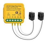 XIAOJUN CT KWh Power Monitor de consumo de electricidad con pinza para el hogar (B)