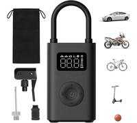 Xiaomi Compresor de aire eléctrico portátil, inflador de neumáticos de 150 PSI para coche, scooter, neumáticos de bicicleta y bolas, inalámbrico con detección de presión digital