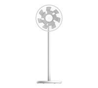 Xiaomi Mi Smart Standing Fan 2, ventilador inteligente, motor BLDC, control por aplicación y por voz, doble cuchilla, hasta 100 niveles de ventilación, modo silencioso, blanco, versión italiana