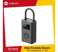 Xiaomi Mijia Compresor de Aire Portátil 2/2D, Inflador de Neumáticos Inalámbrico 150PSI, Bomba de Aire Eléctrica para Coches, Motocicletas y Bicicletas