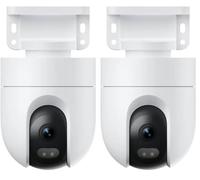 Xiaomi Outdoor Camera CW400 - Cámara Exterior con resolución 2560p, IP66, Detección Personas por IA, Visión Nocturna, Fotografía Time-Lapse, Blanco (Versión ES) (Paquete de 2)