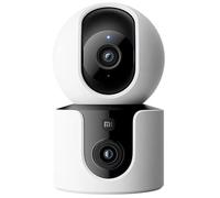 Xiaomi Smart Camera C300 Dual, Doble Lente de 3 MPx, Visión Nocturna por Infrarojos, Giro e Inclinación, Audio Bidireccional, Blanco