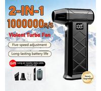 Xiaomi-ventilador de chorro Turbo de 1000000RPM, ventilador violento de 5 velocidades, potente soplador de aire, Motor sin escobillas, soplador de mano recargable de empuje Standard