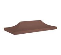 Xichuzi Techo de Carpa para Celebraciones, Techo Pergola, Toldo Pergola Recambio, Lona para Pergola, Toldos para Carpas, Repuestos De Carpas, Cubierta De Repuesto, marrón 6x3 m 270 g/m²