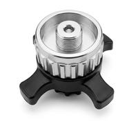 Xiciki Cartucho de gas adaptador compatible con Campingaz CV Easy Clic a EN417 válvula de rosca, cartuchos de gas, transición de cierre de bayoneta a rosca de 7/16 pulgadas, conexión para hornillos de