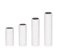 XIEHYA 14 Uds Rodillo de Pelusa Repuesto Ropa casa en Forma lágrima pegajosa Lana Polvo removedor Pelo Papel para Ropa Sofá(19cm)