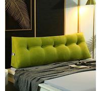XIEMINLE Almohada de cuña para respaldo de lectura, cojín de apoyo para cabecero, almohada de cama lumbar, cojín triangular de respaldo tamaño King, cojín de cuña para sofá cama con cremallera, 80 x
