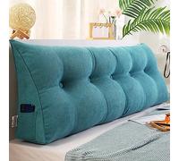 XIEMINLE Almohada lumbar triangular de cabecero para ventana salediza, sofá tatami de dormitorio, reposacabezas de cama, soporte de espalda, cojín de respaldo para lectura, almohada de descanso para