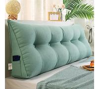 XIEMINLE Almohada Lumbar Triangular de Cabecero para Ventana Salediza Tatami Sofá Dormitorio, Reposacabezas de Cama Soporte de Espalda Cojín Respaldo de Lectura, Almohada de Descanso Lectura Cojín