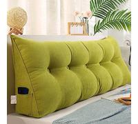 XIEMINLE - Almohada lumbar triangular para cabecero de ventana al ras, sofá de tatami, dormitorio, cama, soporte para la cabeza, respaldo para leer, cojín de respaldo, cojín lumbar para leer y