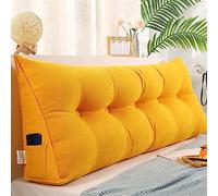 XIEMINLE - Almohada lumbar triangular para cabecero de ventana al ras, sofá tatami, dormitorio, cama, respaldo para la cabeza, soporte para la espalda, almohada de lectura, cojín para respaldo