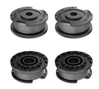 XIJIANG Carrete de Recortadora, 4 Pcs Φ1,65 mm 4,9m Bobina de Hilo Cortabordes para Bosch Easygrasscut 18 23 26 Art 23/26 SL Cortacésped F016800569 F016800385