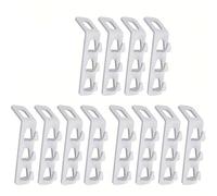 XILEUDUOD Ganchos Conectores Para Perchas Conector for perchas | Ganchos for colgar ropa en cascada multicapa for el hogar, estante de almacenamiento de armario multifunción(12PCS)