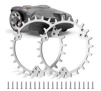 XIMEY Picos para Robot Cortacésped, 2 Piezas Picos Robóticos de para Cortacésped, Puntas de Acero inoxidable de para Automower, Tamaño de Rueda 252 mm, Mejora de Tracción para Robot Cortacésped