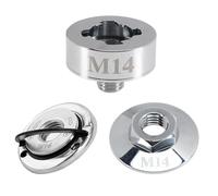 XineYuor Adaptador X-LOCK a M14, Juego de 3 Piezas para Amoladora Angular, Compatible con Sistema Bosch X-LOCK, Kit de Adaptador de Bloqueo Rápido para Discos de Corte y Desbaste